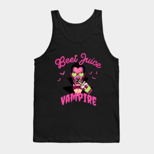 Beet Juice Vampire Halloween Tank Top